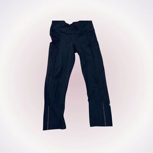 Lululemon black capri running leggings | Sz 4